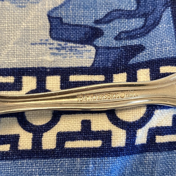 31) Antique Server Monogram M Or W - Picture 4 of 7